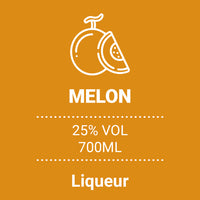 Thumbnail for Dolce Cilento Meloncello 700ml, 25% (Cantaloupe Melon Liqueur) 3 Medals - Dolce Cilento Meloncello Limoncello