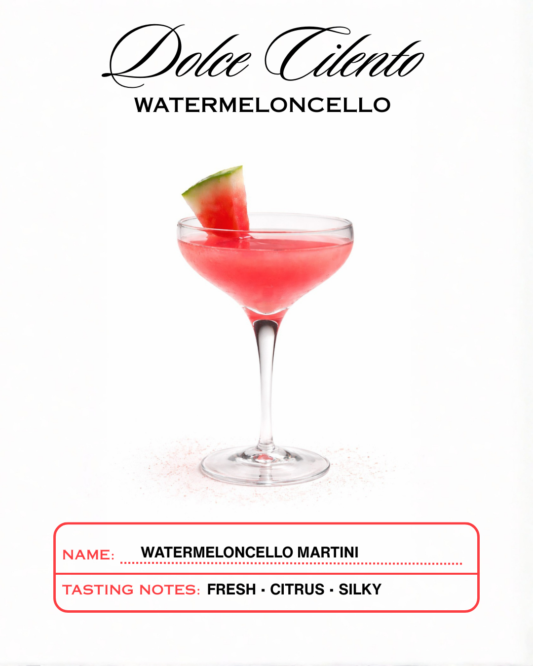Watermeloncello Martini Cocktail Recipe 🍉