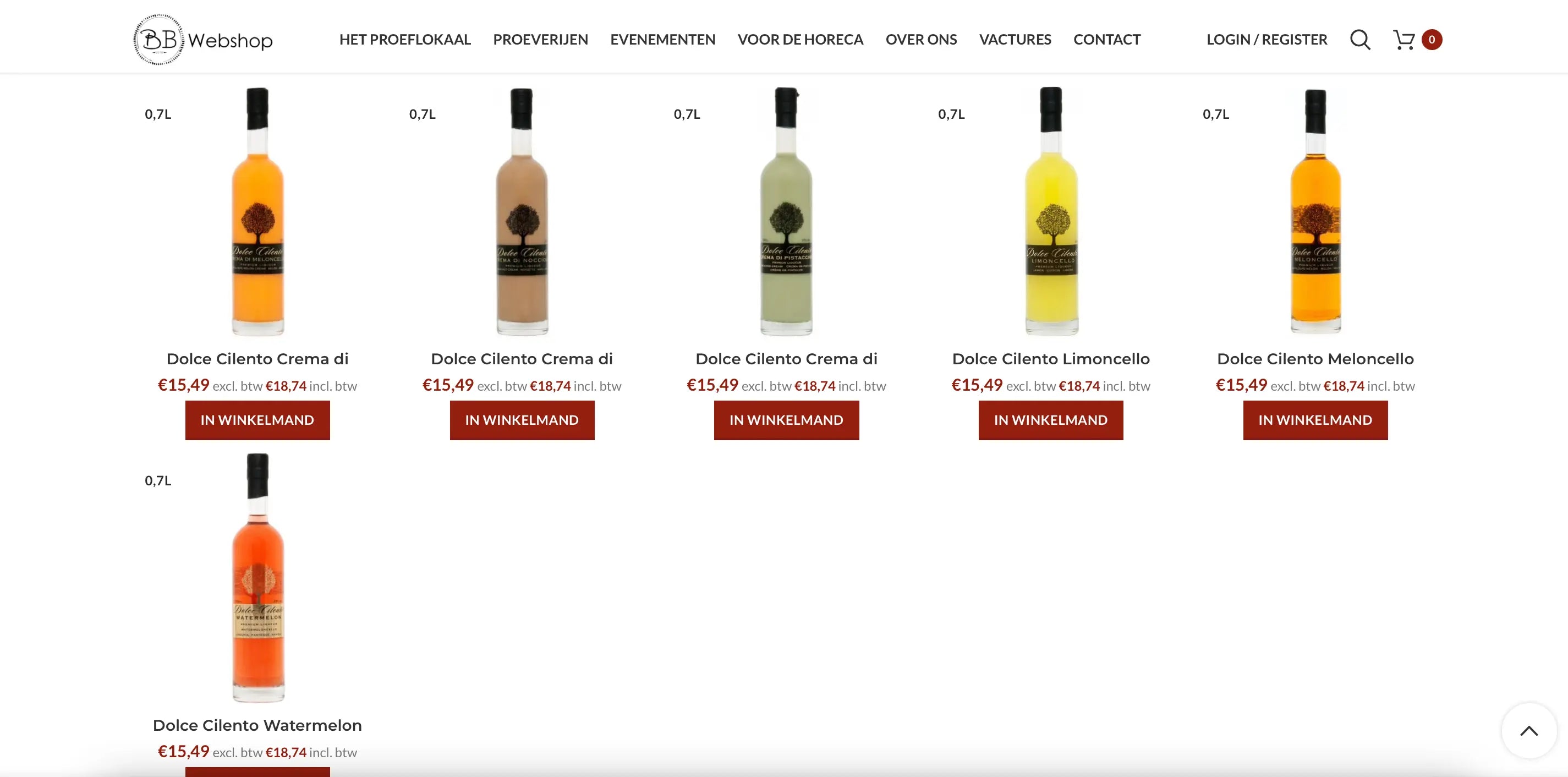 Dolce Cilento Meloncello Limoncello Shop in The Netherlands (Holland)